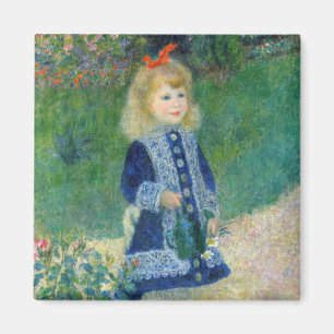 Aimant Pierre-Auguste Renoir - Une fille avec un arrosoir