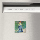 Aimant Pierre-Auguste Renoir - Une fille avec une canne d (In Situ (Lave-vaisselle))