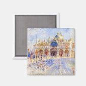 Aimant Pierre-Auguste Renoir - Venise, Piazza San Marco (Recto/Verso)