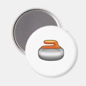 Aimant Pierre de curling Emoji (Recto/Verso)