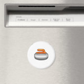 Aimant Pierre de curling Emoji (In Situ (Lave-vaisselle))