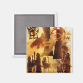 Aimant Pierre de garde et symboles (Recto/Verso)