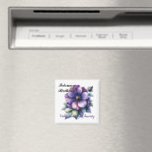 Aimant Pierre de naissance de février Améthyste et Violet (In Situ (Lave-vaisselle))