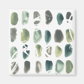 Aimant Pierre de rune - Vert (Devant)