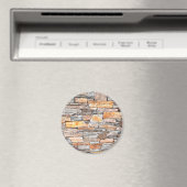 Aimant Pierre | motif en pierre naturelle | briques (In Situ (Lave-vaisselle))