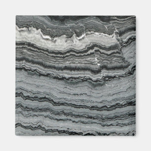 Aimant Pierre naturelle noir blanc dentelle agneau marbre