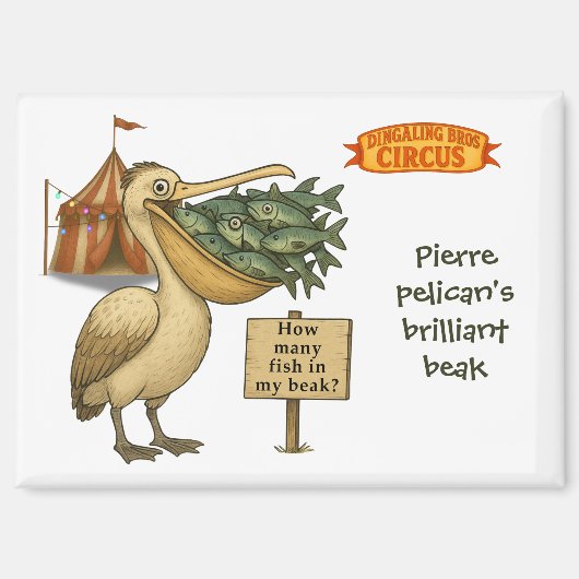 Aimant Pierre pelican's brilliant beak (Recto)