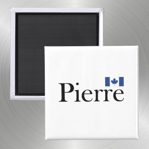 Aimant Pierre Poilievre avec drapeau officiel du Canada