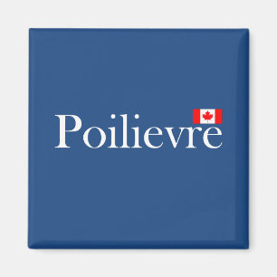 Aimant Pierre Poilievre Drapeau officiel canadien
