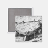 Aimant Pierre relevée, illustration de (Recto/Verso)