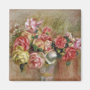 Aimant Pierre roses de Renoir un dans un vase à Sevres