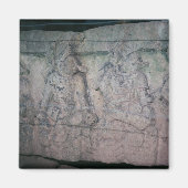 Aimant Pierre sculptée ruines mayas anciennes Copan Hondu (Devant)