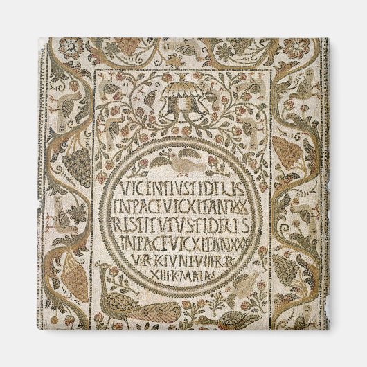 Aimant Pierre tombale avec épitaphe (Devant)