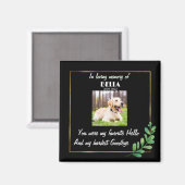 Aimant Pierres commémoratives de chien Perte de Pierre de (Recto/Verso)