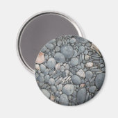 Aimant Pierres de plage Coques Galets Rochers Peinture Ar (Recto/Verso)
