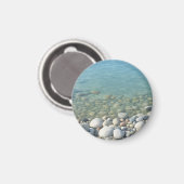 Aimant Pierres Plage Belle Nature Mer Galets Rive (Recto/Verso)