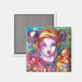 Aimant PIERROT / Mascarades vénitiennes (Recto/Verso)