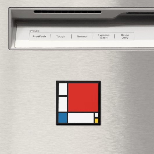 Aimant Piet Mondrian, Composition ii (In Situ (Lave-vaisselle))