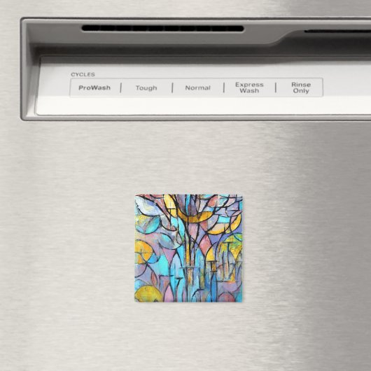 Aimant Piet Mondrian Trees (In Situ (Lave-vaisselle))