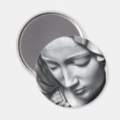 Aimant Pieta de Michel-Ange sur le visage de Vierge Marie (Recto/Verso)