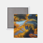 Aimant Pietersite à lacis orange (Recto/Verso)