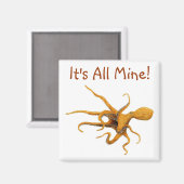 Aimant Pieuvre géante du Pacifique (Recto/Verso)