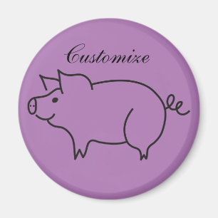 Aimant Pig Animal Thunder_Cove