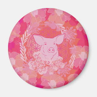 Aimant PiG Fleur de vie