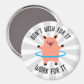Aimant Pig Hula Hoop (Recto/Verso)