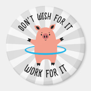 Aimant Pig Hula Hoop