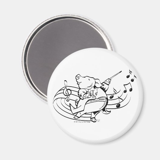 Aimant Pig Maestro (Recto/Verso)