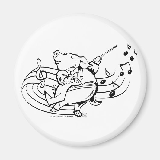 Aimant Pig Maestro (Devant)