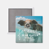 Aimant Pig Pieds Pour Toujours Dans Notre Coeur Pig Photo (Recto/Verso)