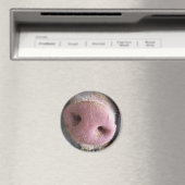 Aimant Pig rose gros plan photo (In Situ (Lave-vaisselle))