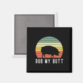 Aimant Pig Rub My Butt Pit Master Bbq Pork Bycon Grill By (Recto/Verso)