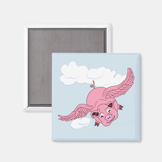 Aimant Pig volant (Recto/Verso)