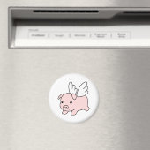 Aimant Pig volant - Piglet avec ailes (In Situ (Lave-vaisselle))