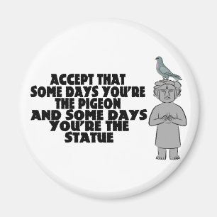 Aimant Pigeon ou statue