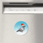 Aimant Pigeon Père Noël (In Situ (Lave-vaisselle))