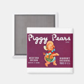 Aimant Piggy Pears (Recto/Verso)