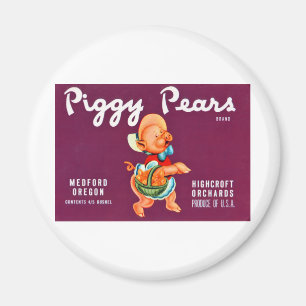 Aimant Piggy Pears