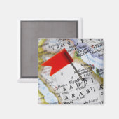 Aimant Pignon de carte placé à Riyadh, Arabie Saoudite su (Recto/Verso)