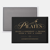 Aimant Pilates Les Principes de Base (Recto/Verso)