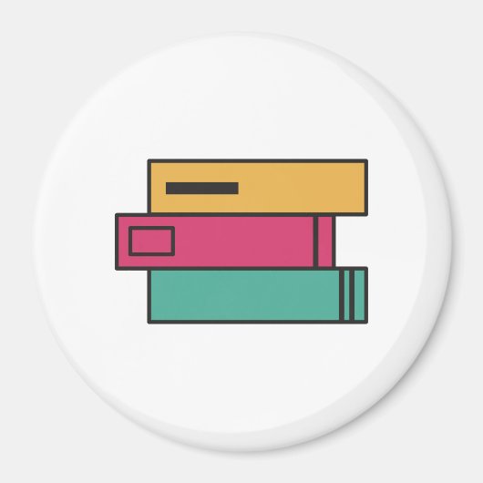 Aimant pile de livres (Devant)