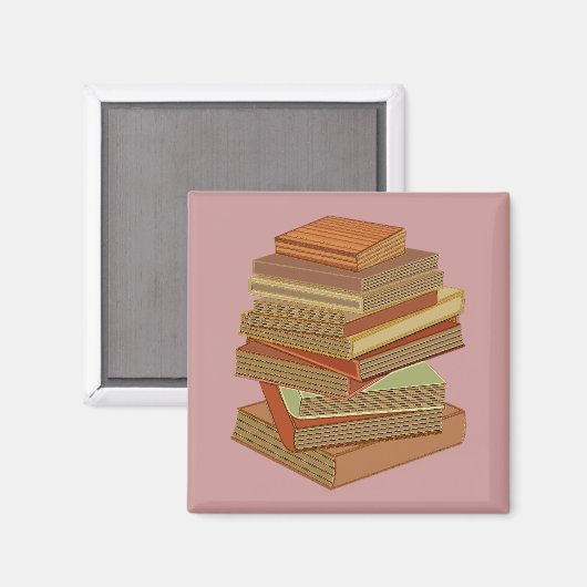 Aimant Pile De Livres - Pastel (Recto/Verso)
