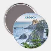 Aimant : Piles De Mer Et Iris (Rond) (Recto/Verso)