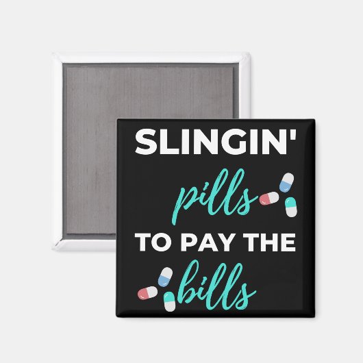 Aimant Pills de slingin pour payer les factures (Recto/Verso)