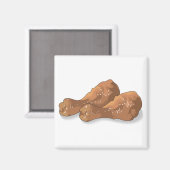 Aimant pilons de pattes de poulet frites (Recto/Verso)