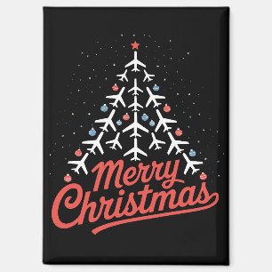 Aimant Pilote de l'arbre de Noël d'avion