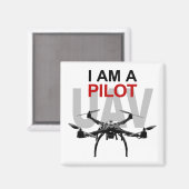 Aimant Pilote Quadcopter UAV Quadpilot (Recto/Verso)